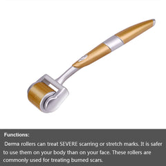 Titanium Derma Roller Face Skin CareHair Loss Treatment Anti Wrinkles Scar Microneedle Roller